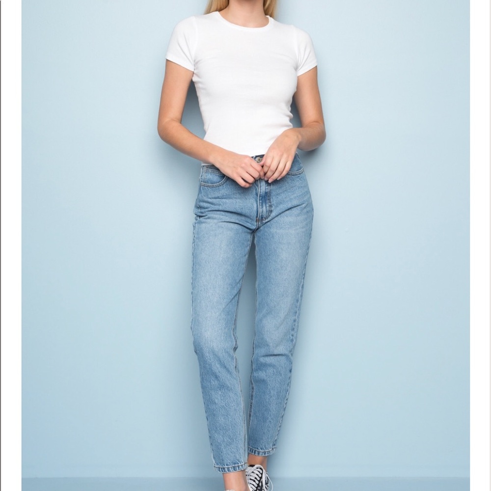 Jane Denim Pants Brandy Melville